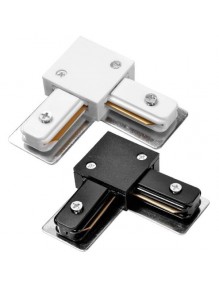 Accesorios carril Conector L carril monofásico LED 57-LK-HD-2L-WH