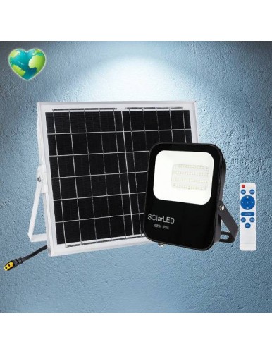 Proyector Exterior LED Foco Solar LED 30W 6K 57-FL4-30W-SOLAR