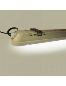 Exterior Pantalla Estanca LED Integrado 120cm 40W "0S" 62-0S1200-40W-WH