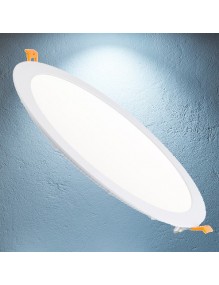 Downlight LED Panel LED Slim 24W 6K Redondo Blanco 57-LED-DW300-R-WH6K
