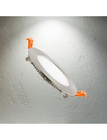 Downlight LED Panel LED Slim 5W Redondo Inox Eco 57-LED-DW085-R-SH4K
