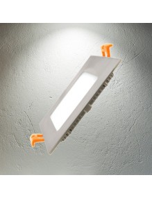 Downlight LED Panel LED Slim 5W Cuadrado Inox Eco 57-LED-DW085-Q-SH4K